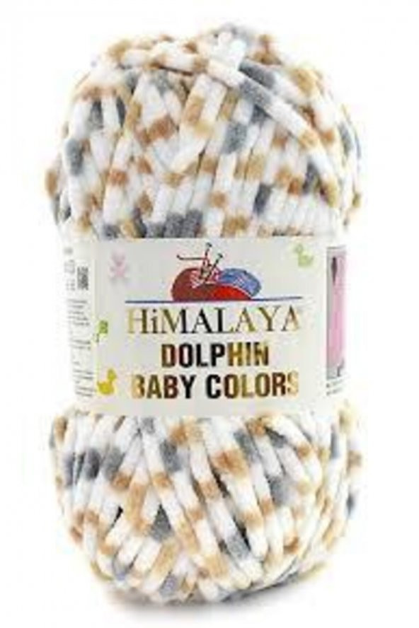 Himalaya Dolphin Baby Colors Kadife El Örgü Ipliği Renk No: 80416