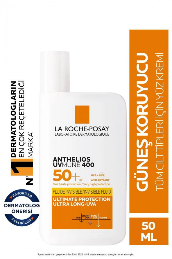 La Roche Posay Anthelios UVmune 400 Invisible Fluid SPF50+ 50 ml