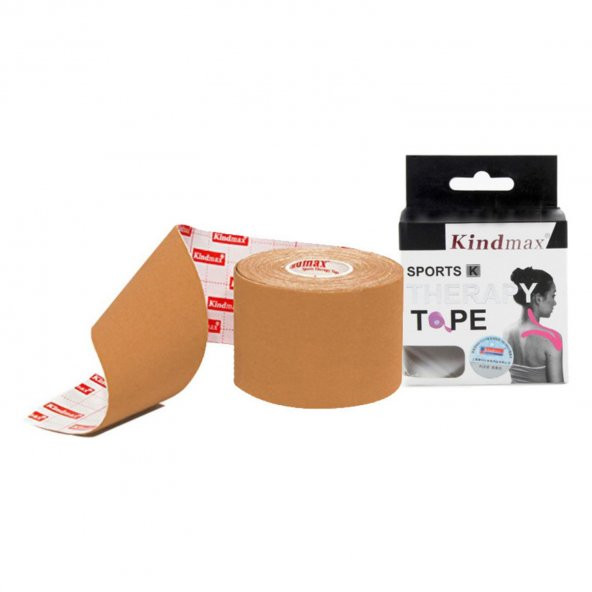 Kindmax Sporcu Bandı Kinesio Tape Bej Renk