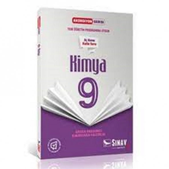 Sınav Yayınları 9. Sınıf Kimya Akordiyon Kitap