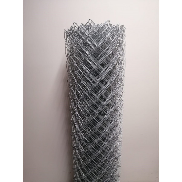 1.8mm Kalınlık 8x8 Göz ( 1.5 X 20 Mt ) Çit Teli Bahçe Teli Çit Teli Galvanizli Helezon Tel Örgü - 1