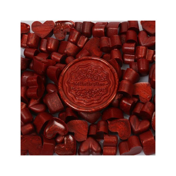 Mühür Mumu Eritme Kalp Boncuk Paket Model No: 530 LAV - Resim 2