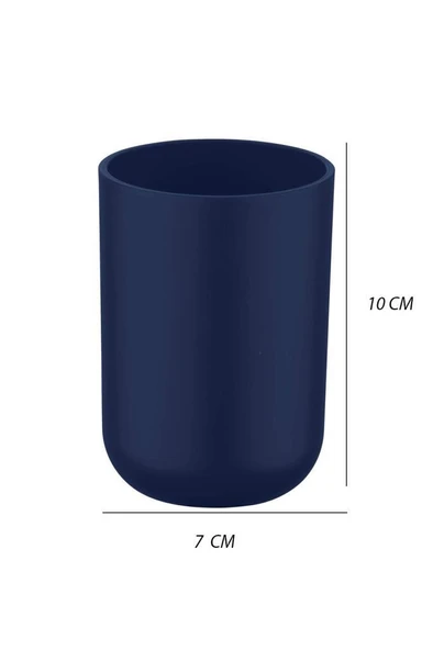 2'li Set Lacivert, Diş Fırçalık Ve Sıvı Sabunluk - Brasil Model - Resim 4