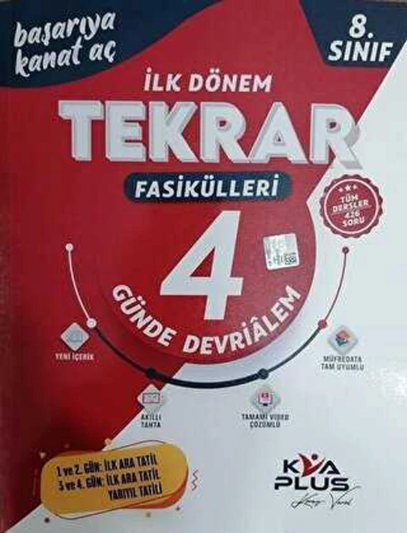 Kva 8.Sınıf İlk Dönem Tekrar Fasikülleri
