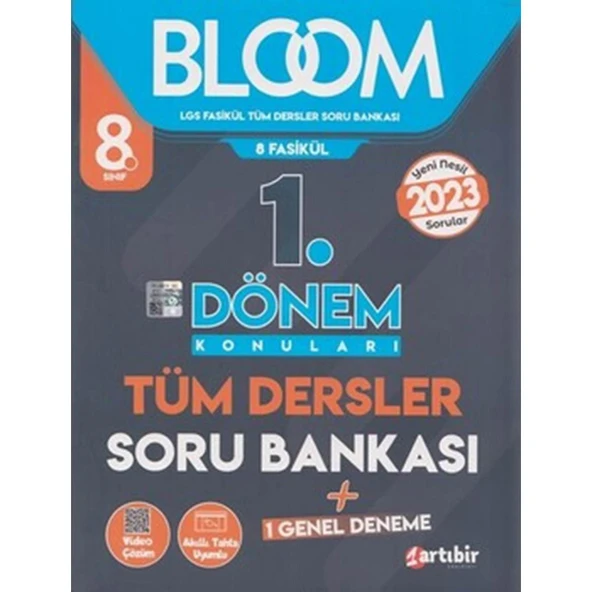 Artıbir 8. Sınıf LGS 1. Dönem Tüm Dersler Bloom Soru Bankası