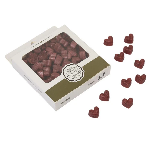 Mühür Mumu Eritme Kalp Boncuk Paket Model No: 535 MERCAN GÜL - 1