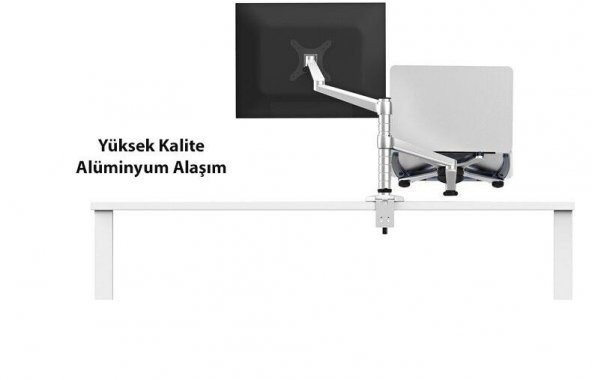 DailyTech OA-7X Monitör Notebook Tutucu Alüminyum Askı Aparatı - 3