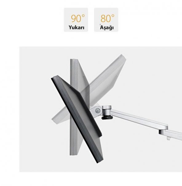DailyTech OA-7X Monitör Notebook Tutucu Alüminyum Askı Aparatı - 5