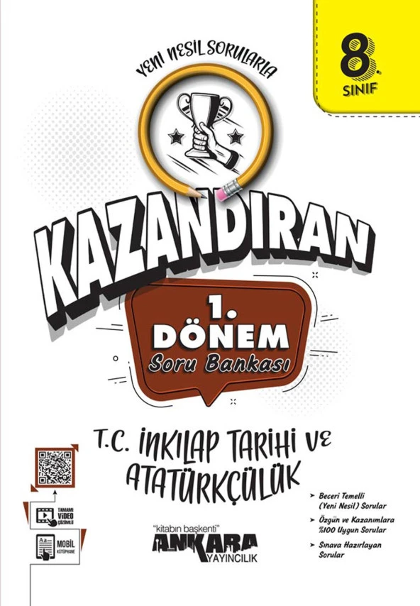 Ankara LGS Kazandıran 8.Sınıf 1.Dönem T.C İnkılap Tarihi Ve Atatürkçülük Soru Bankası