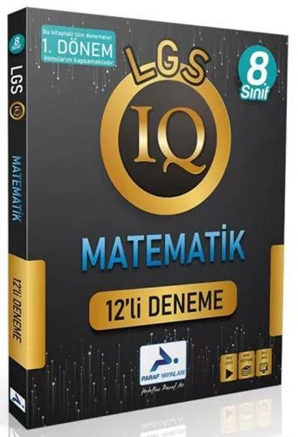 PRF 8. Sınıf LGS Matematik 1. Dönem 12 li Deneme