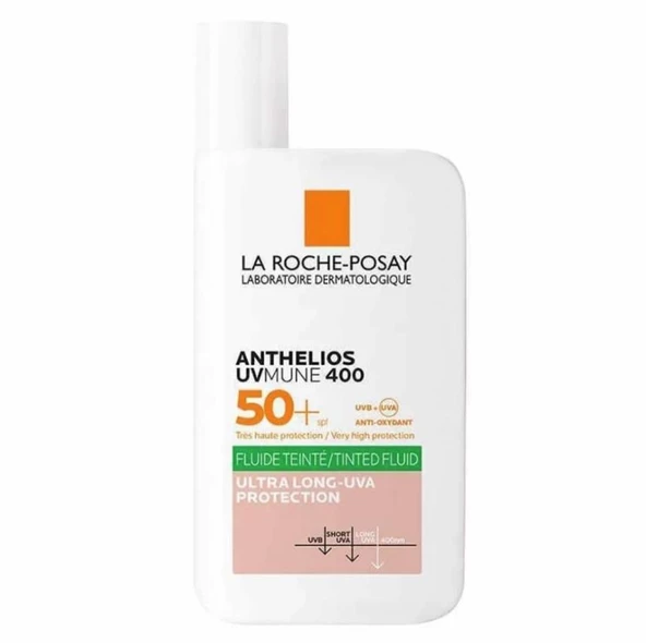 La Roche Posay Anthelios Oil Control Fluid Renkli Yüz Güneş Kremi 50 ml