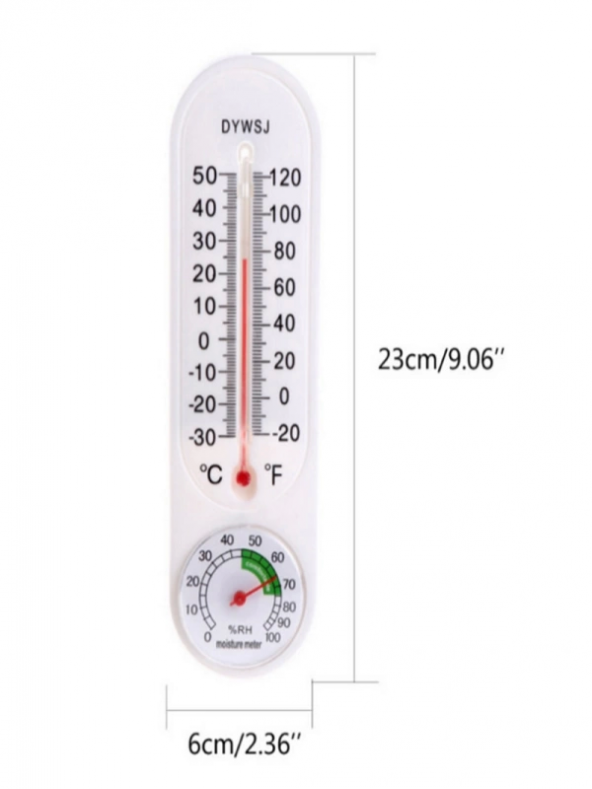 Isı ve Nem Ölçer Termometre