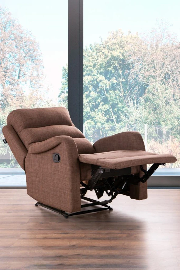 Niron Comfort Chocolate Fonksiyonel Tekli Koltuk TV / Baba Koltuğu - Berjer - 3