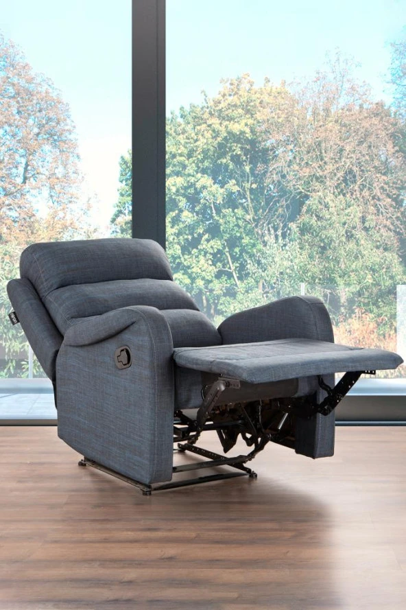 Niron Comfort Navy Fonksiyonel Tekli Koltuk TV / Baba Koltuğu - Berjer - 3