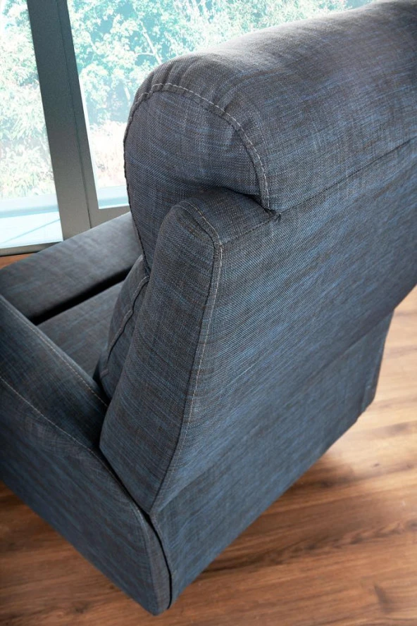 Niron Comfort Navy Fonksiyonel Tekli Koltuk TV / Baba Koltuğu - Berjer - 5