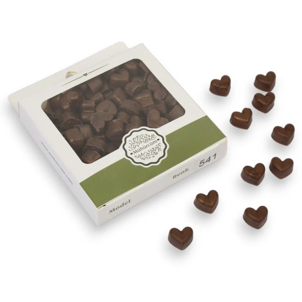 Mühür Mumu Eritme Kalp Boncuk Paket Model No:541 SEDEF KOYU BRONZ ürün görseli