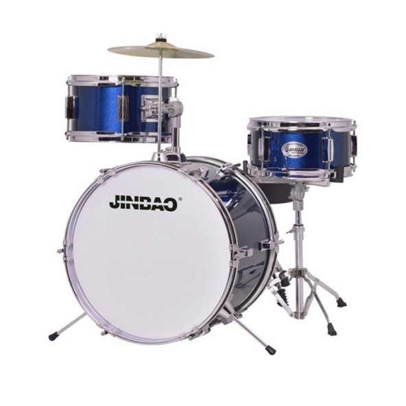 JINBAO 3 PARÇA JUNIOR DAVUL SETİ ( MAVİ ) ürün görseli