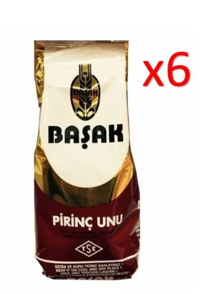 Başak Pirinç Unu 500 Gr X 6 Adet