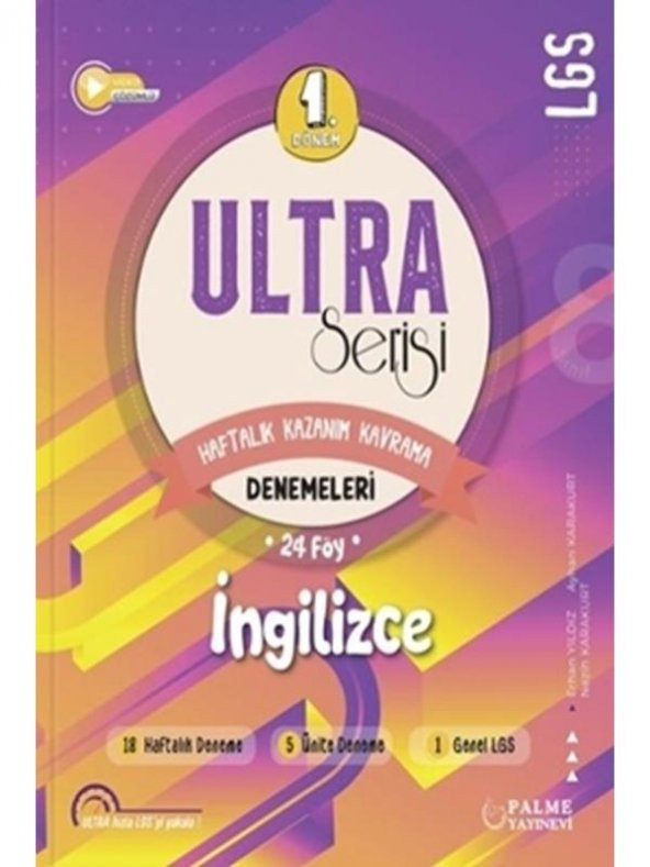 PALME 8.SINIF ULTRA İNGİLİZCE DENEMELERİ (1.DÖNEM**)