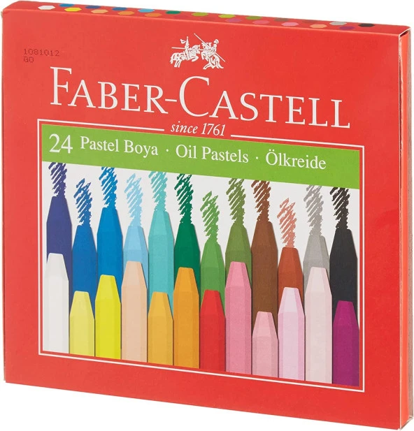 Faber Castell 24 Renk Kutulu Pastel Boya Seti