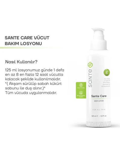 Sante Plus Sante Care Cilt Bakım Losyonu 125 ML (Uyuz, Kaşıntı) - 4