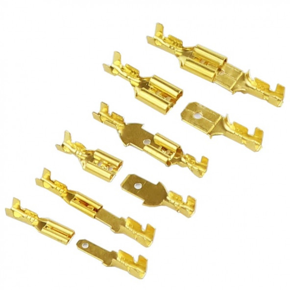 4.8 mm (Dişi) İzolesiz Kablo Ucu (10 Adet) - 2
