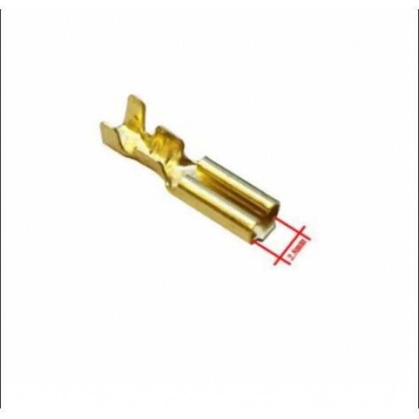2.8 mm (Dişi) İzolesiz Kablo Ucu (10 Adet) - 2