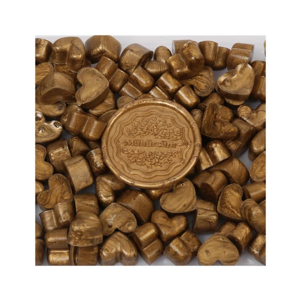 Mühür Mumu Eritme Kalp Boncuk Paket Model No: 553 SÜTLÜ KAHVE - 2