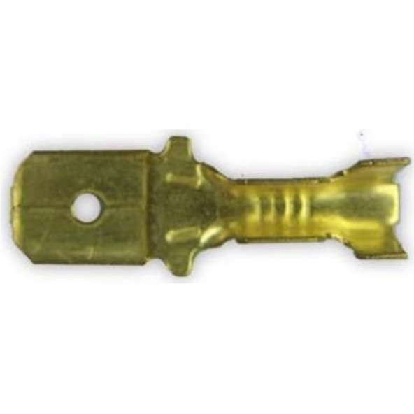 6.3 mm (Erkek) Fiş İzolesiz Kablo Ucu (10 Adet) - 2