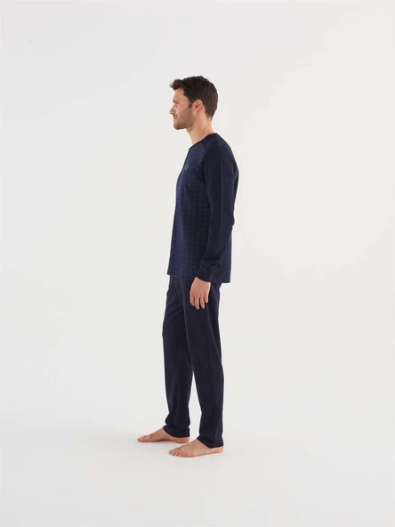 Mod Collection 3756 Erkek Patlı Pijama Takım - Resim 3