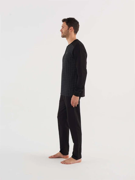 Mod Collection 3756 Erkek Patlı Pijama Takım - Resim 5