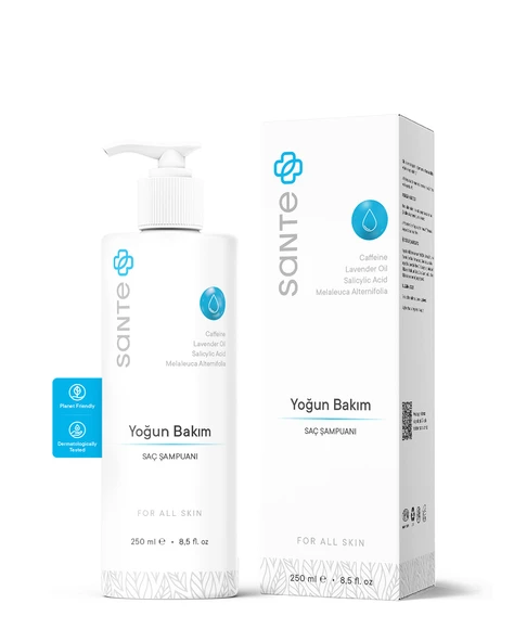Sante Plus Saç Derisinde Kaşıntı Kepek Karşıtı Yoğun Bakım Şampuanı 250 ML - 5
