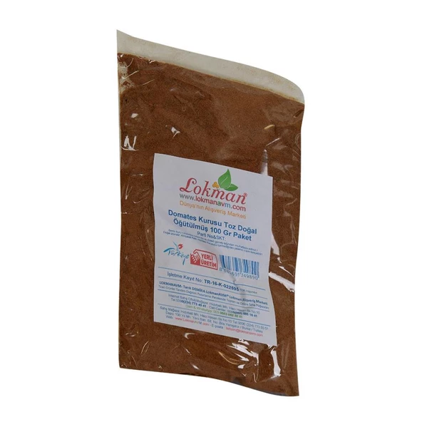 Doğal Öğütülmüş Domates Kurusu Domates Tozu 100 Gram Paket - 3