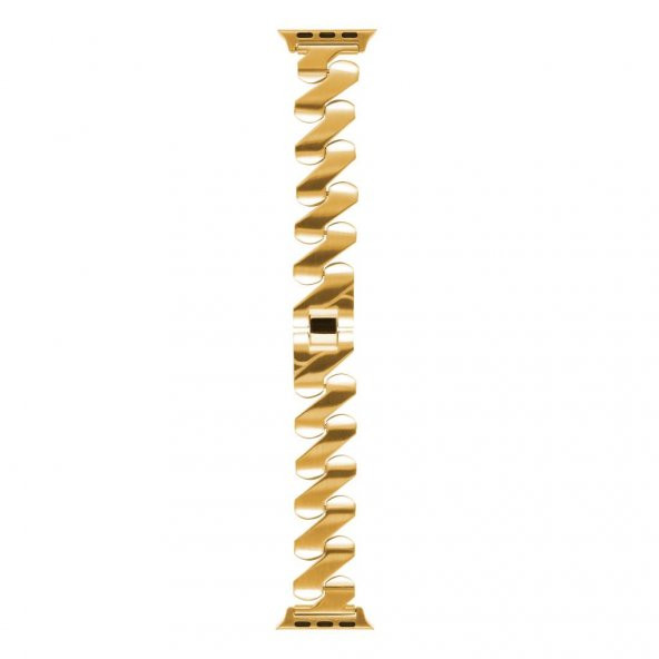 ​​​Apple Watch 7 41mm Kordon KRD-80 Metal Strap Kayış - 10