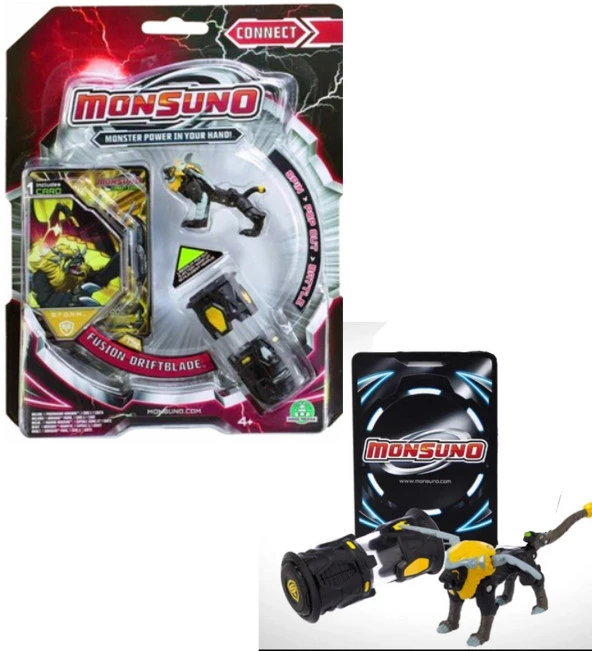 MONSUNO, Lisanslı Fusion Driftblade Figür, Fırlatma Kapsülü ve Oyun Kartı