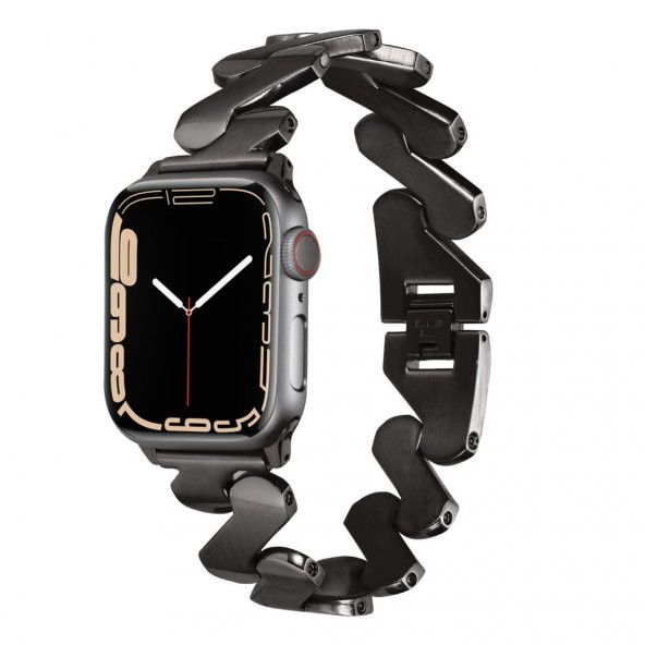 ​​​Apple Watch 42mm Kordon KRD-80 Metal Strap Kayış
