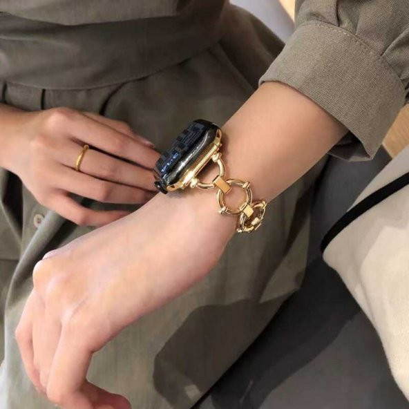 ​​​Apple Watch Ultra 49mm Kordon KRD-56 Metal Strap Kayış - 9