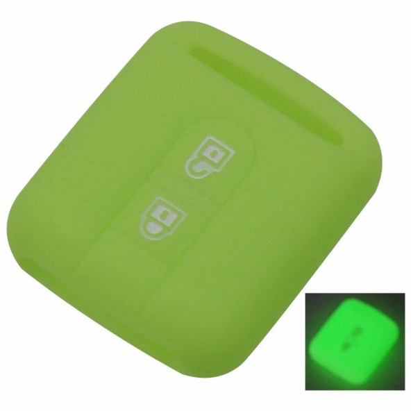 NİSSAN MICRA NAVARA ALMERA QASHGAİ SİLİKON ANAHTAR KILIF(YEŞİL) ürün görseli