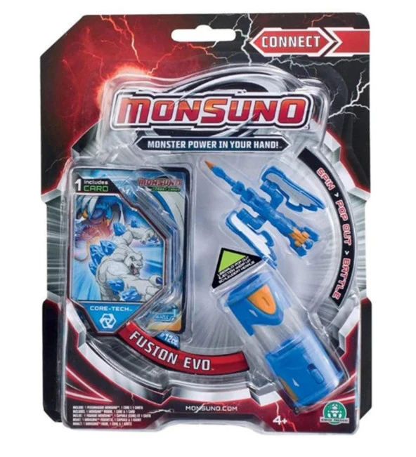 MONSUNO, Lisanslı Fusion EVO Figür, Fırlatma Kapsülü ve Oyun Kartı - 2