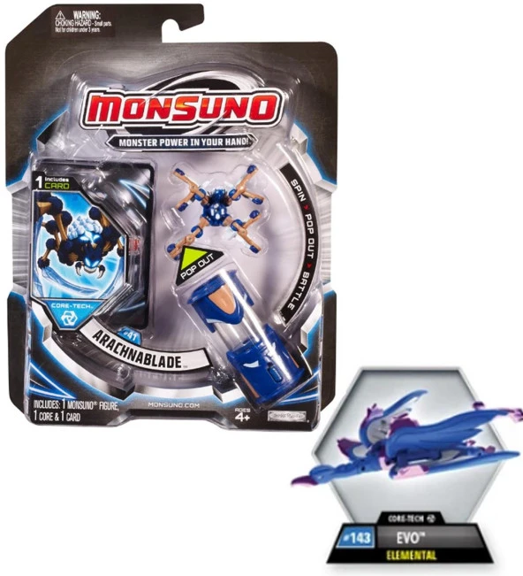 MONSUNO, Lisanslı Fusion EVO Figür, Fırlatma Kapsülü ve Oyun Kartı - 5