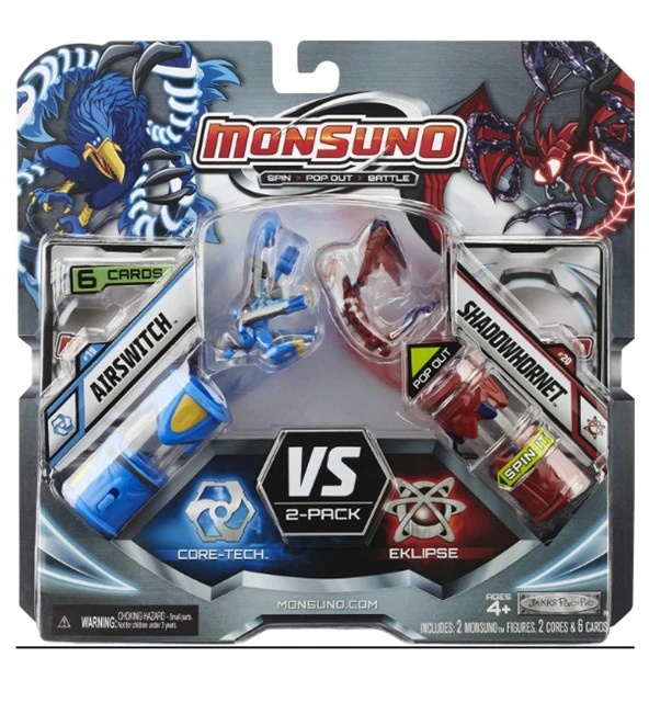 MONSUNO, Lisanslı Airswitch VS Shadowhornet Figürleri, Fırlatma Kapsülleri ve 6 Oyun Kartı - 4
