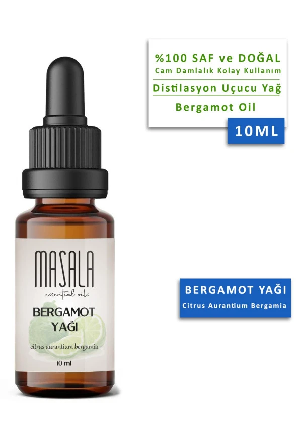 Masala Saf Bergamot Yağı 10 ml. (Bergamot Oil)
