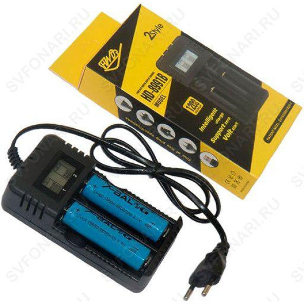 İkili ekranlı Pil Şarj Cihazı 18650-26650-10440-14500-16340-16650-18350-18500  Lityum Battery  charger - 3