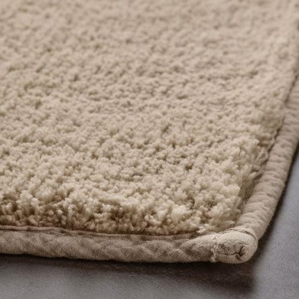 Kaydırmaz Banyo Paspası Açık Bej Renk MeridyenDukkan 60x120 cm Banyo Tekstili - 3