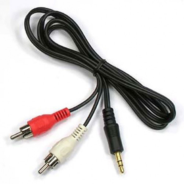 2.5mm Stereo (Erkek) to 2 x RCA (Erkek) Çevirici Kablo - 2
