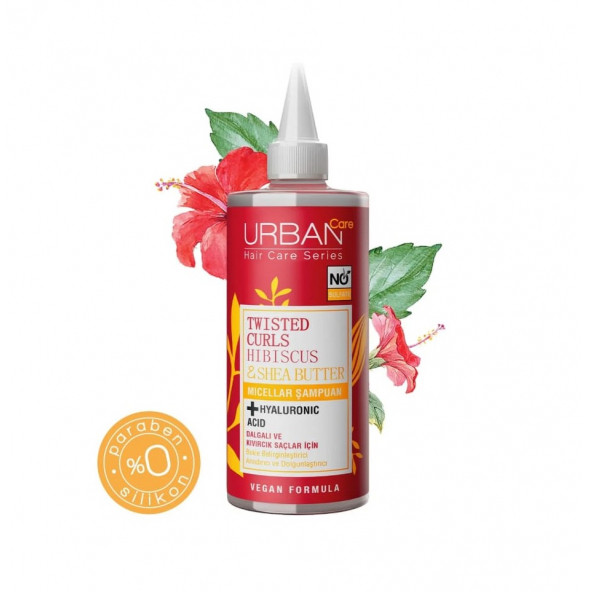 Urban Care Hibiscus Shea Yağı Bukle Belirgnleştrici Arındırcı ve Dolgunlaştırcı Şampuan 340 ML - 3