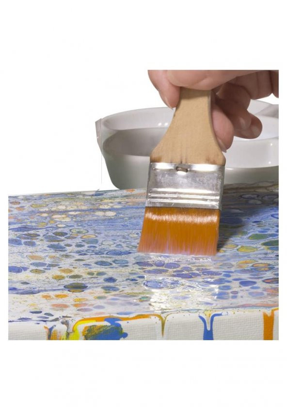 Resim Verniği 500 ml Su Bazlı 2 adet Resim Parlatıcı Vernik 500 ml 2 Adet Südor Monalisa Vernik - 3