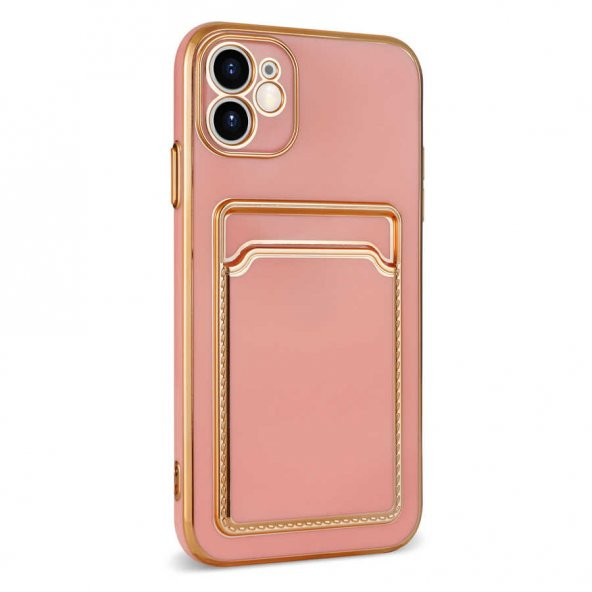 Apple iPhone 12 Kılıf Zore Bark Kartlıklı Kapak - 3