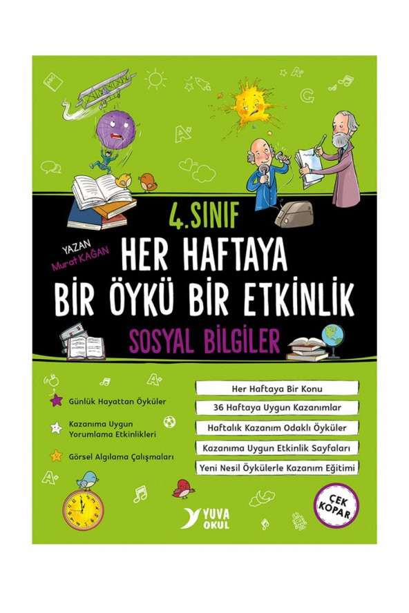 Atlas 4.Sınıf Sosyal Bilgiler Her Haftaya Bir Etkinlik