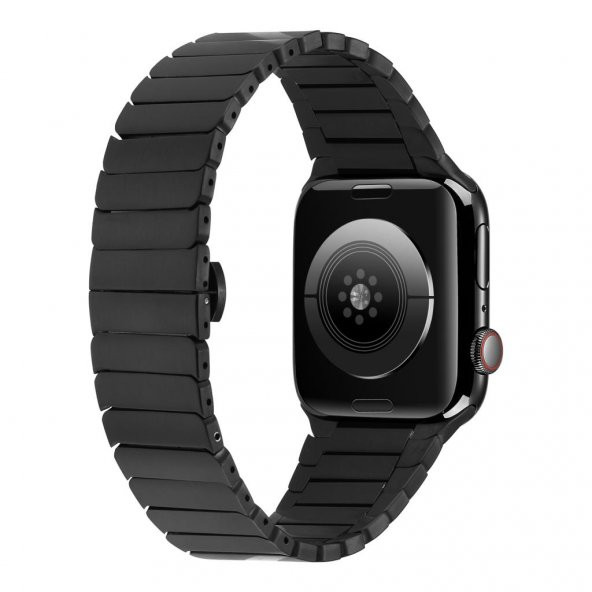 ​​​Apple Watch 7 41mm Kordon KRD-79 Metal Strap Kayış - 11